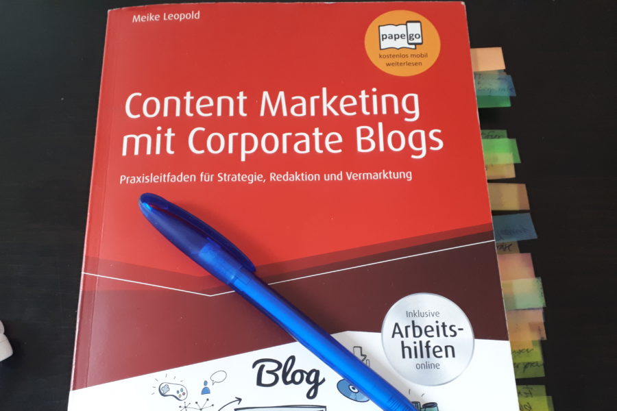 Rezension_Content-Marketing-mit-Corporate-Blogs_Meike-Leopold-Cover